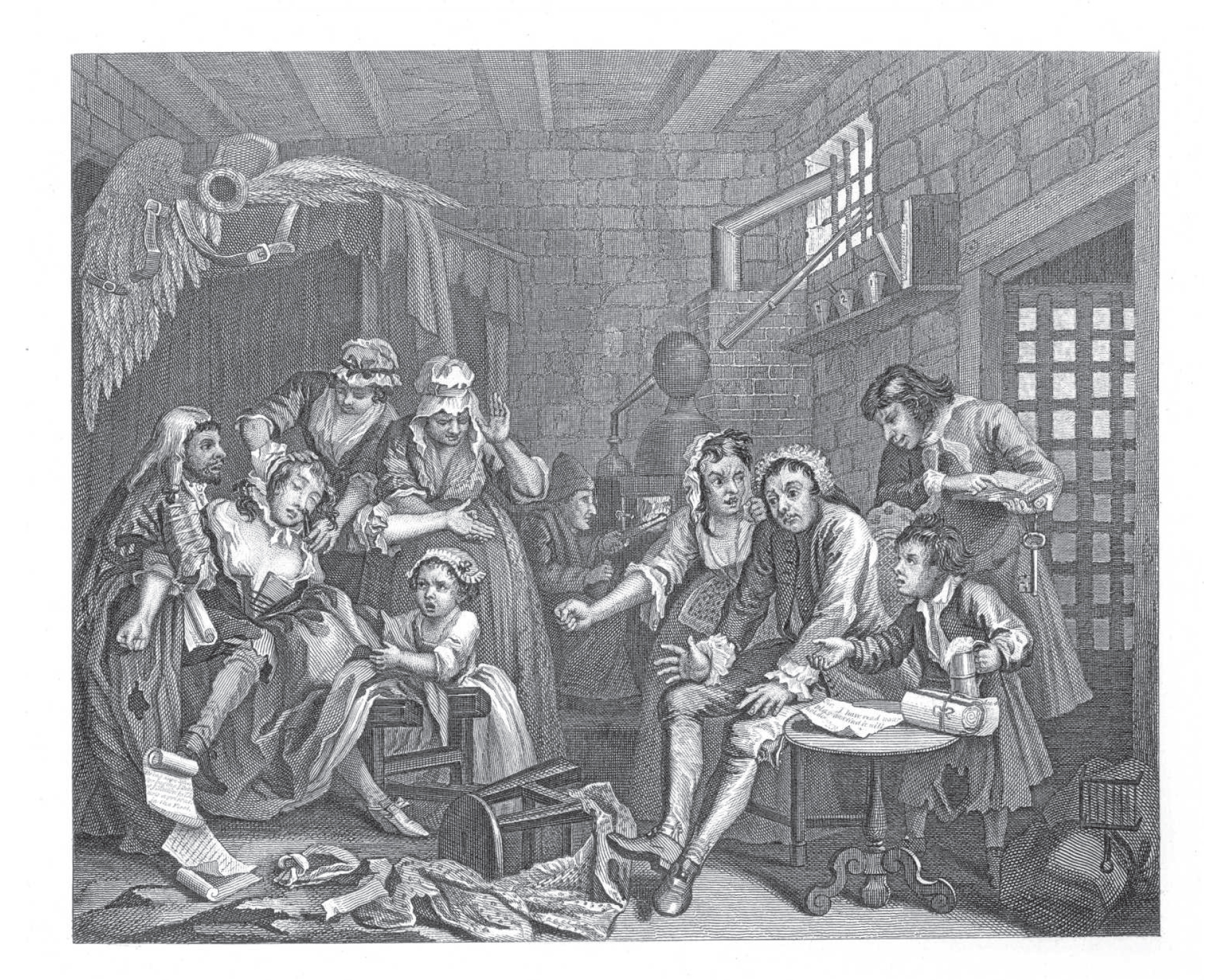 A Rake’s Progress Collection 1 Set of 8 Norwich Cards